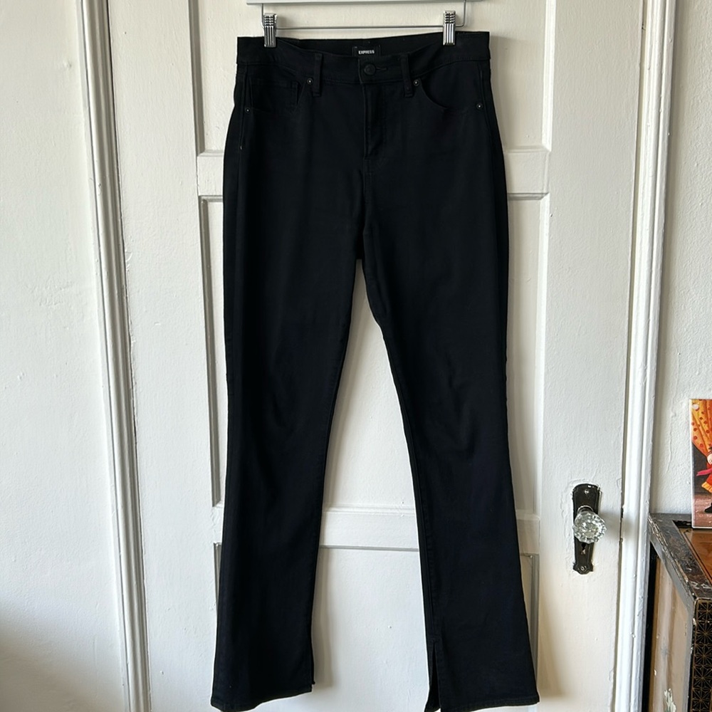 Black Jeans - Express SkyScraper MidRise 8R